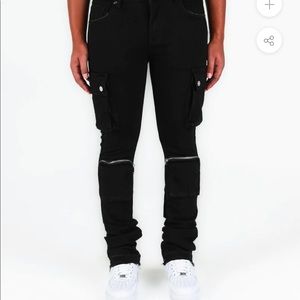 PHEELINGS NEVER LOOK BACK CARGO STACK DENIM (BLACK)